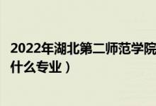 2022年湖北第二师范学院在安徽招生计划及招生人数（都招什么专业）