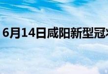 6月14日咸阳新型冠状病毒肺炎疫情最新消息