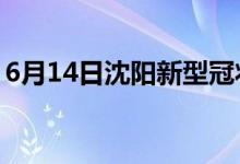 6月14日沈阳新型冠状病毒肺炎疫情最新消息