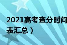 2021高考查分时间辽宁（2021高考查分时间表汇总）