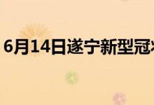 6月14日遂宁新型冠状病毒肺炎疫情最新消息