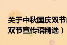 关于中秋国庆双节的宣传语（2020中秋国庆双节宣传语精选）