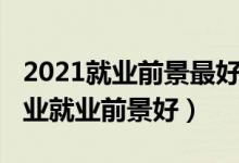 2021就业前景最好的专业（2021三本什么专业就业前景好）