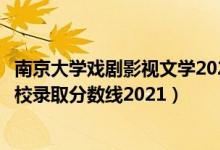 南京大学戏剧影视文学2021分数线（全国六大影视表演类院校录取分数线2021）