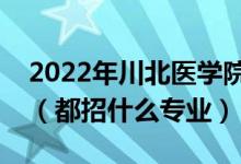 2022年川北医学院各省招生计划及招生人数（都招什么专业）