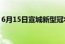 6月15日宣城新型冠状病毒肺炎疫情最新消息