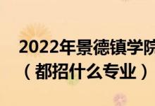 2022年景德镇学院各省招生计划及招生人数（都招什么专业）