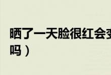 晒了一天脸很红会变黑吗（晒红了一定会变黑吗）