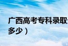 广西高考专科录取分数线预测（2022年会是多少）