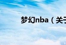 梦幻nba（关于梦幻nba的介绍）