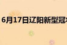 6月17日辽阳新型冠状病毒肺炎疫情最新消息