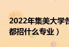 2022年集美大学各省招生计划及招生人数（都招什么专业）