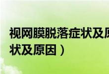 视网膜脱落症状及原因是什么（视网膜脱落症状及原因）