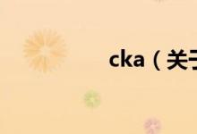 cka（关于cka的介绍）