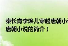 秦长青李焕儿穿越唐朝小说书名叫什么（秦长青李焕儿穿越唐朝小说的简介）