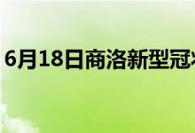 6月18日商洛新型冠状病毒肺炎疫情最新消息