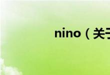 nino（关于nino的介绍）