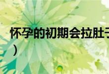 怀孕的初期会拉肚子吗（怀孕初期会拉肚子吗）