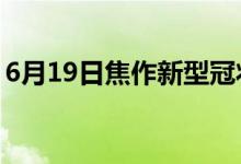 6月19日焦作新型冠状病毒肺炎疫情最新消息