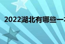 2022湖北有哪些一本大学（一本大学名单）