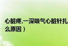 心脏疼,一深吸气心脏针扎一样疼（吸气心脏针扎一样疼是什么原因）