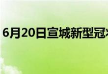 6月20日宣城新型冠状病毒肺炎疫情最新消息