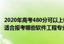 2020年高考480分可以上哪些大学（2022年高考480分左右适合报考哪些软件工程专业大学）