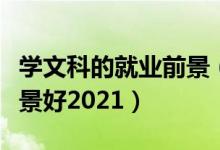 学文科的就业前景（文科生学什么专业就业前景好2021）