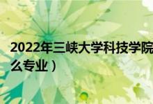 2022年三峡大学科技学院各省招生计划及招生人数（都招什么专业）