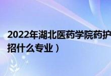 2022年湖北医药学院药护学院各省招生计划及招生人数（都招什么专业）