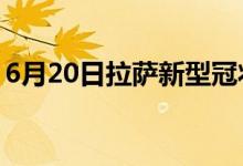 6月20日拉萨新型冠状病毒肺炎疫情最新消息