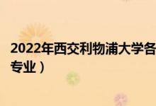 2022年西交利物浦大学各省招生计划及招生人数（都招什么专业）