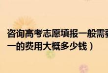 咨询高考志愿填报一般需要多少钱（2022高考志愿填报一对一的费用大概多少钱）