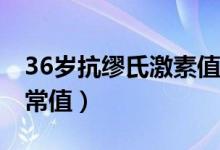 36岁抗缪氏激素值8.91（36岁抗缪氏激素正常值）