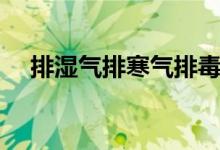 排湿气排寒气排毒操（如何排湿气寒气）