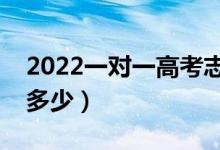 2022一对一高考志愿填报咨询费用（大概花多少）