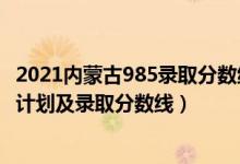 2021内蒙古985录取分数线（2022年985大学在内蒙古招生计划及录取分数线）