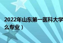 2022年山东第一医科大学招生计划及招生人数（各省都招什么专业）