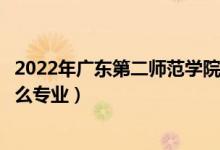 2022年广东第二师范学院招生计划及招生人数（各省都招什么专业）