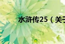 水浒传25（关于水浒传25的介绍）