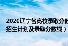 2020辽宁各高校录取分数线（2022年全国各大高校在辽宁招生计划及录取分数线）