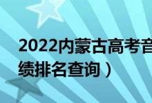 2022内蒙古高考音乐类统考一分一段表（成绩排名查询）