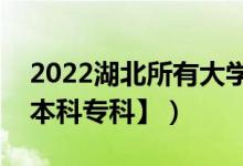 2022湖北所有大学排名（湖北有哪些大学【本科专科】）