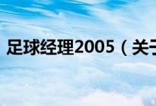 足球经理2005（关于足球经理2005的介绍）