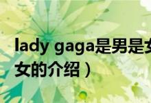 lady gaga是男是女（关于lady gaga是男是女的介绍）