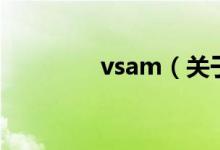 vsam（关于vsam的介绍）