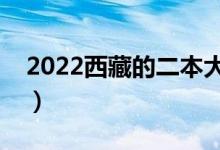 2022西藏的二本大学有哪些（二本院校名单）