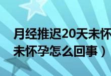 月经推迟20天未怀孕怎么办（月经推迟20天未怀孕怎么回事）