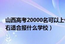 山西高考20000名可以上什么学校（山西高考位次80000左右适合报什么学校）