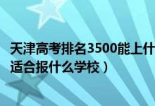 天津高考排名3500能上什么大学（天津高考位次39000左右适合报什么学校）